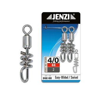 Jenzi Easy-Wirbel - #4/0 - 44 kg - 2 Stk.