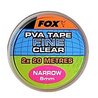 Fox PVA Tape Fine Clear - Narrow 5mm 2 x 20 m