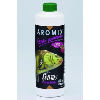 Sensas Aromix Groe Fische Erdbeer 500 ml