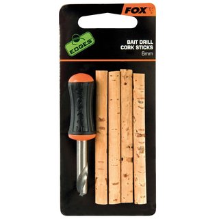 Fox EDGES&trade; Bait Drill & Cork Sticks - Drill & 6mm Cork Sticks