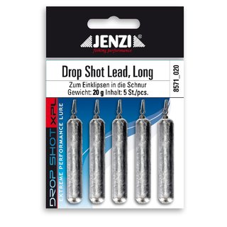 Drop-Shot Blei - Long mit Spezial-Wirbel - 10 g - 7 Stück