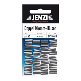 Jenzi Quetsch-Doppel-Hlsen - 1,4 mm - ca. 25 Stk.