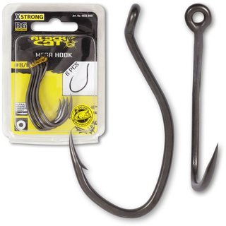 Zebco Black Cat - Mega Hook - DG Coating - #6/0 - 6 Stk.