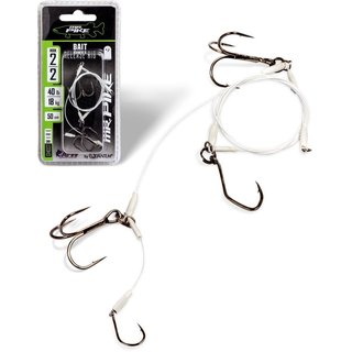 Zebco Mr. Pike Ghost Trace Bait Release Rig - #6/#6 - 18 kg - 50 cm