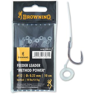 Zebco Browning Method Power - #16 - 0,20 mm - 10 cm - 3,5 kg - 6 Stk.