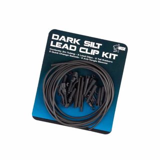 Nash Dark Silt Lead Clip Kit