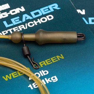 Nash Cling on  Fused Leader - Helicopter Chod - Weed Green