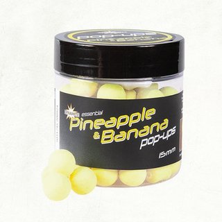 Dynamite Baits Fluoro Pop-Ups - Pineapple & Banana - 15 mm - 80 g