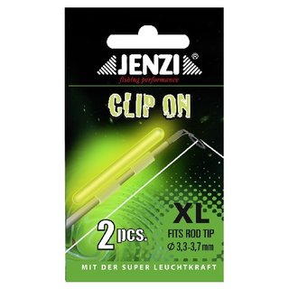 JENZI Knicklicht CLIP-ON - XL Grn fr Rutenspitze 3,3- 3,7mm